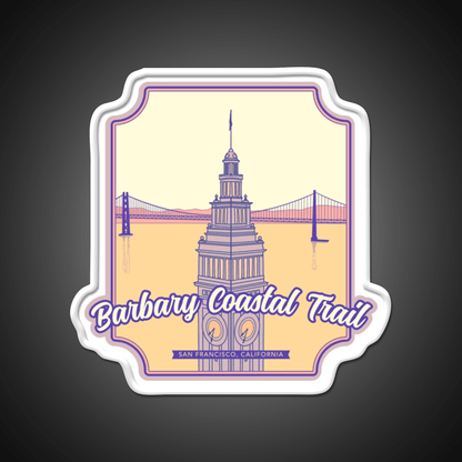Barbary Coastal Trail San Francisco California Asian Cultural Led Neon Sign Rgb Color - Shineneon