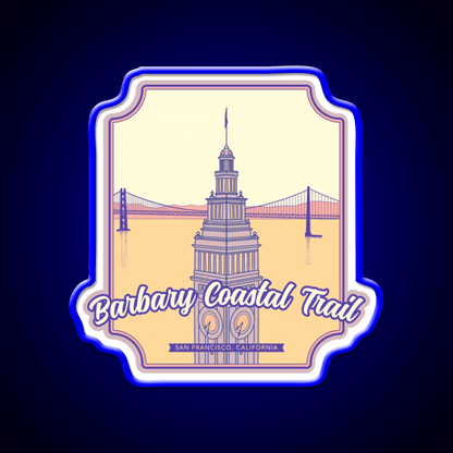 Barbary Coastal Trail San Francisco California Asian Cultural Led Neon Sign Rgb Color - Shineneon