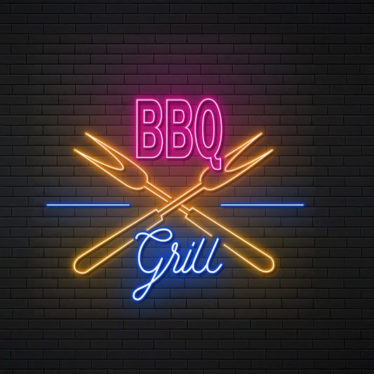 Barbecue Party Neon Sign