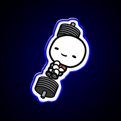 Barbell Love Gym Fitness Led Neon Sign Rgb Color