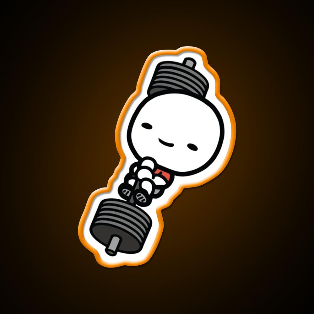 Barbell Love Gym Fitness Led Neon Sign Rgb Color