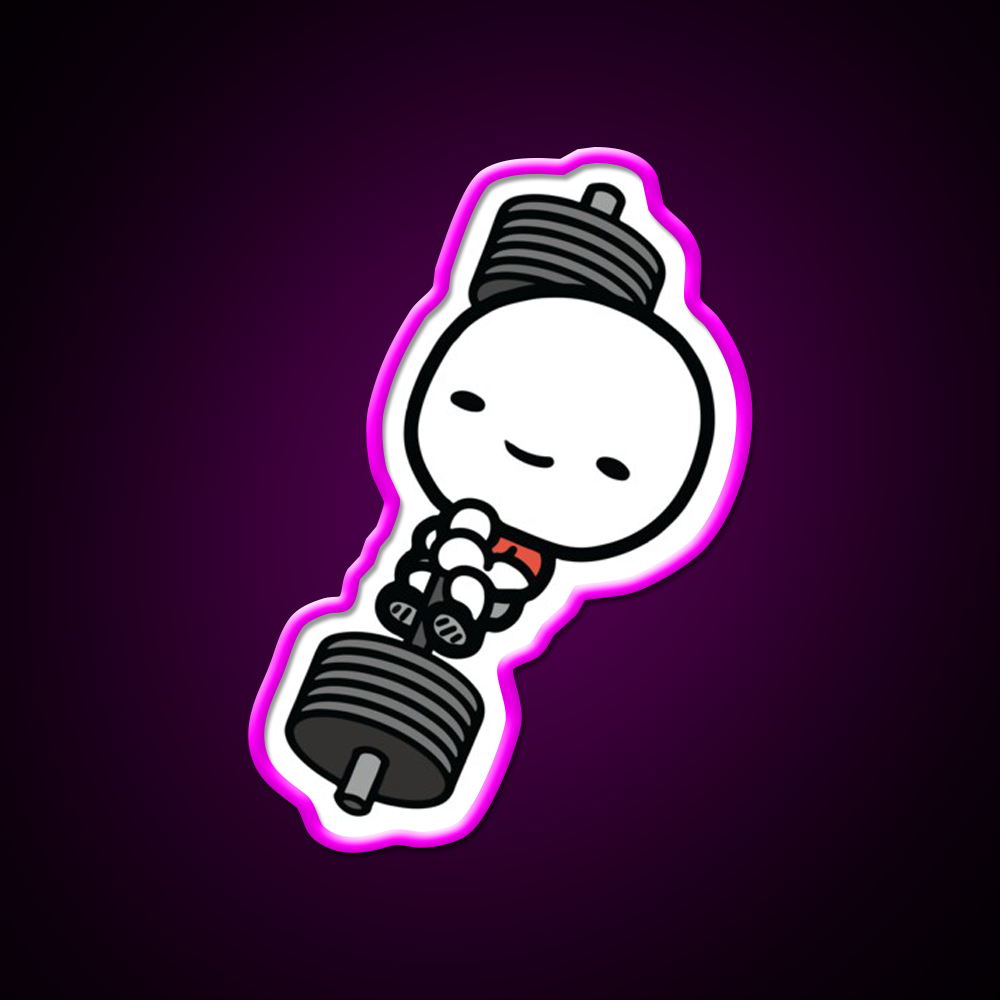 Barbell Love Gym Fitness Led Neon Sign Rgb Color