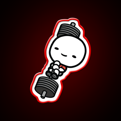 Barbell Love Gym Fitness Led Neon Sign Rgb Color