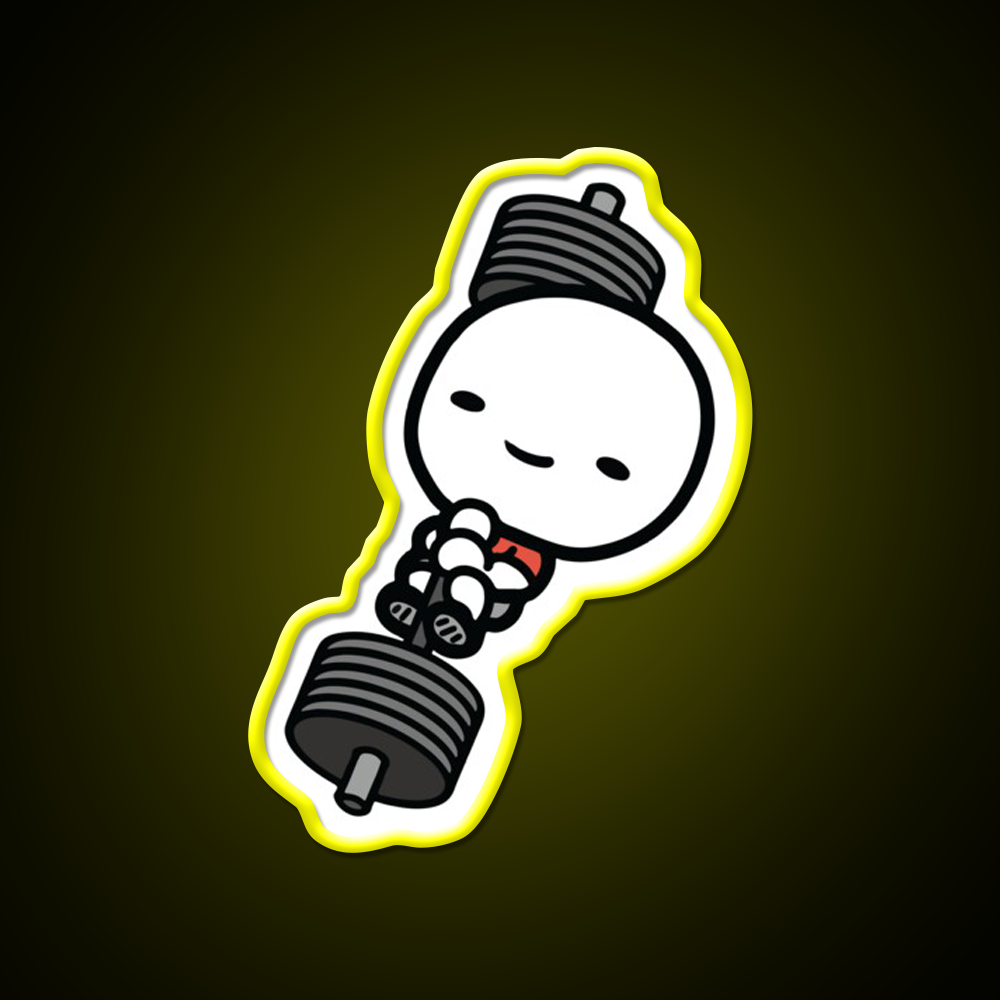 Barbell Love Gym Fitness Led Neon Sign Rgb Color