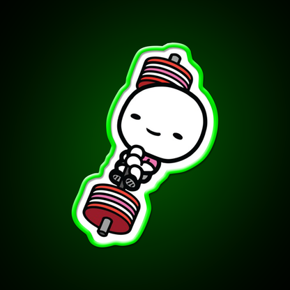 Barbell Love Valentines Day Gym Fitness Led Neon Sign Rgb Color