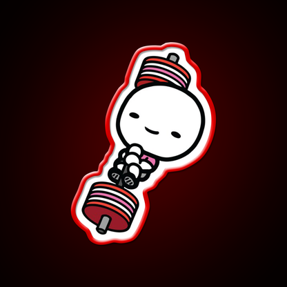 Barbell Love Valentines Day Gym Fitness Led Neon Sign Rgb Color