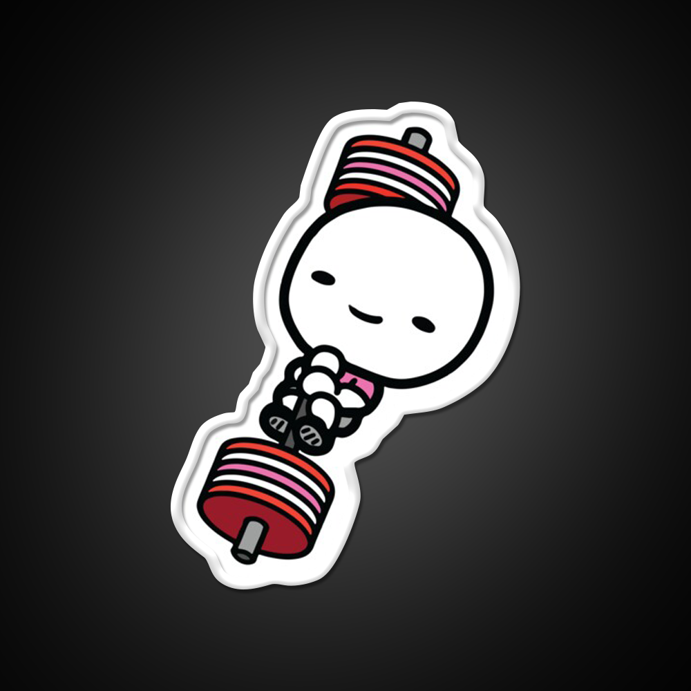 Barbell Love Valentines Day Gym Fitness Led Neon Sign Rgb Color