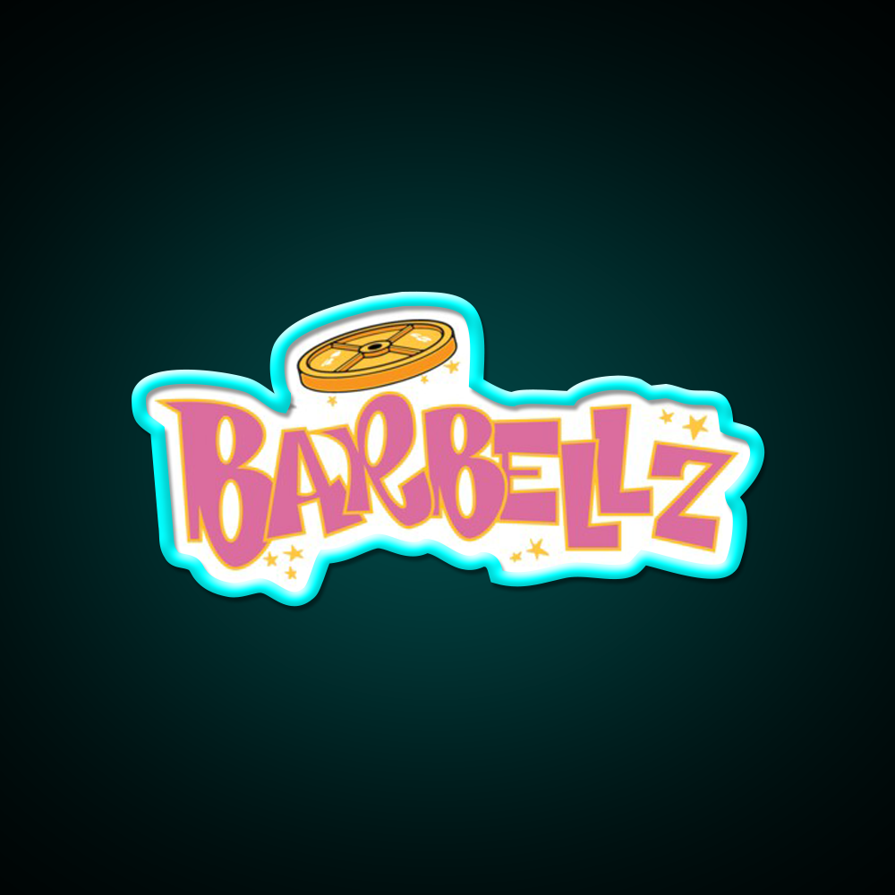 Barbellz Bratz Gym Fitness Led Neon Sign Rgb Color