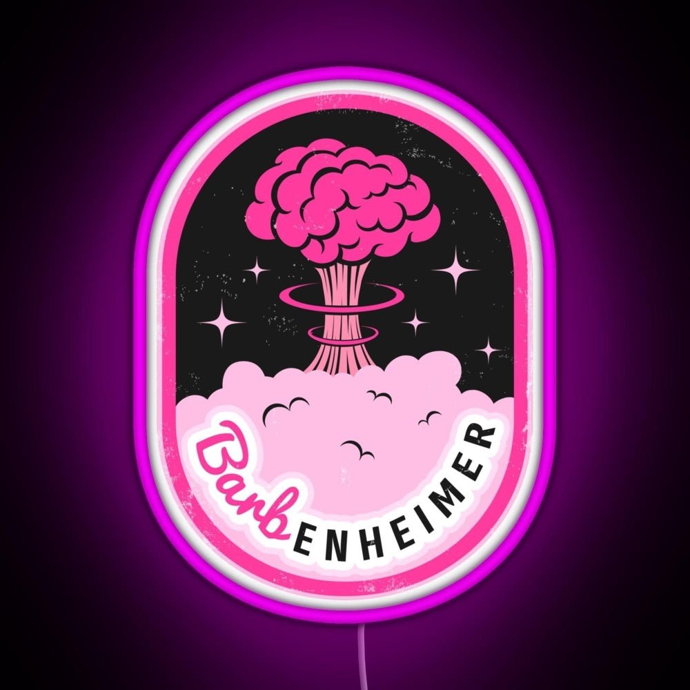 Barbenheimer Rgb Led Neon Sign Pop Wall Art - Shineneon