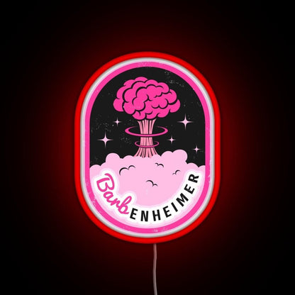 Barbenheimer Rgb Led Neon Sign Pop Wall Art Abstract Led Neon Sign - Shineneon