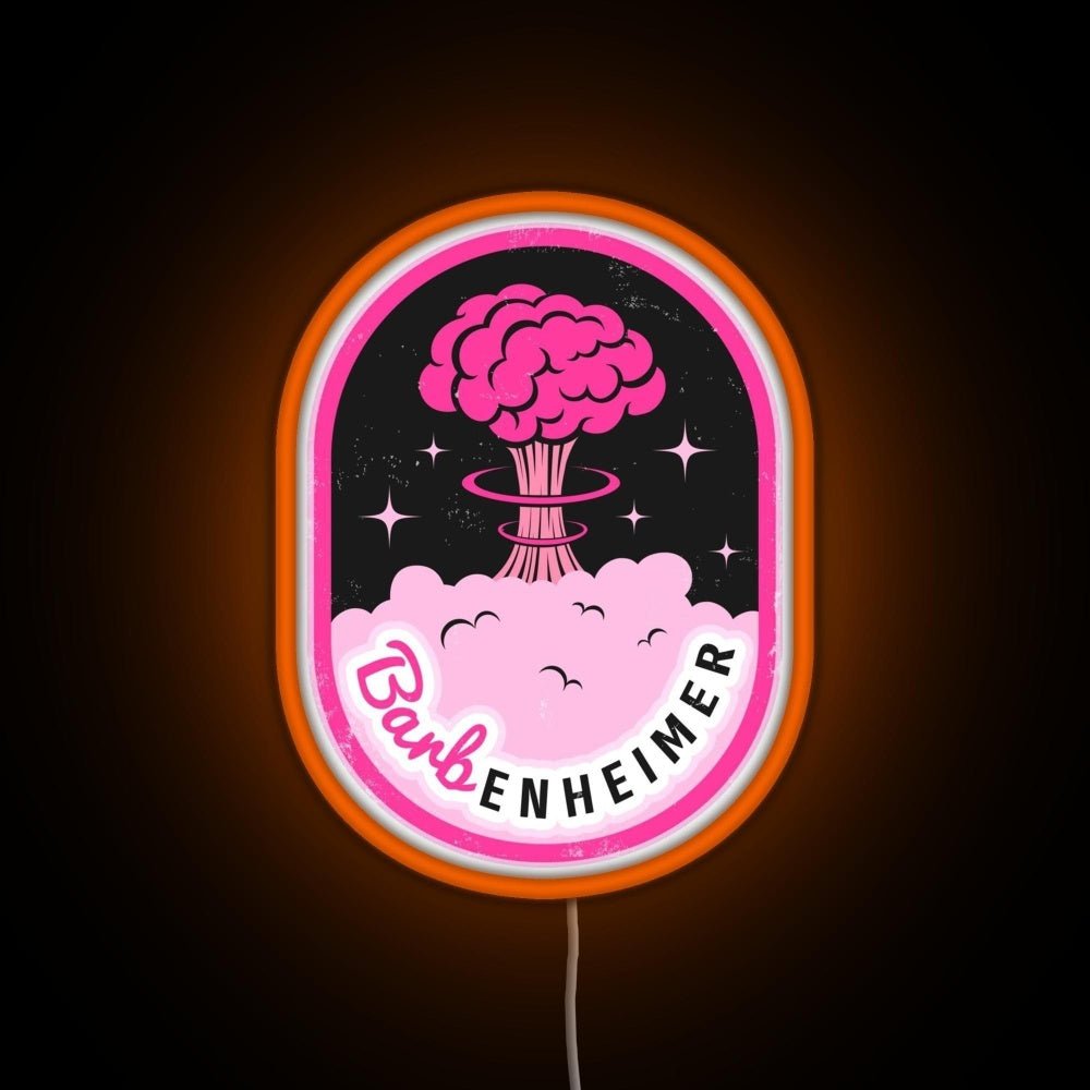 Barbenheimer Rgb Led Neon Sign Pop Wall Art Abstract Led Neon Sign - Shineneon