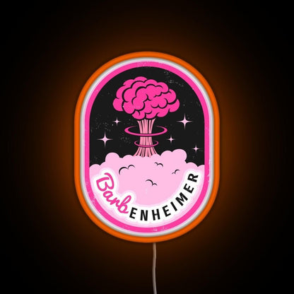 Barbenheimer Rgb Led Neon Sign Pop Wall Art Abstract Led Neon Sign - Shineneon