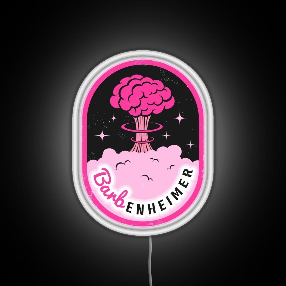 Barbenheimer Rgb Led Neon Sign Pop Wall Art Abstract Led Neon Sign - Shineneon