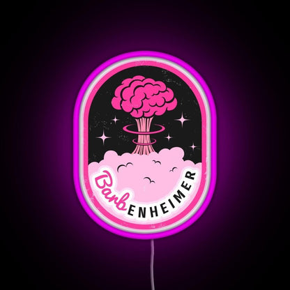 Barbenheimer Rgb Led Neon Sign Pop Wall Art Abstract Led Neon Sign - Shineneon