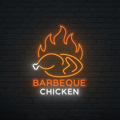 Barbeque Chicken Wall Decor LED Neon Sign - 01 Original Product Image