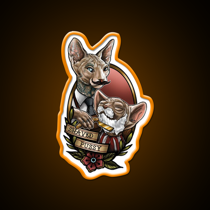 Barber Cats Barber Shop Haircut Led Neon Sign - LED neon sign view 6