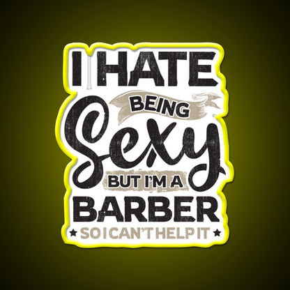 Barber Funny Barber And I Cant Help It Barber Shop Haircut Led Neon Sign - LED neon sign view 7
