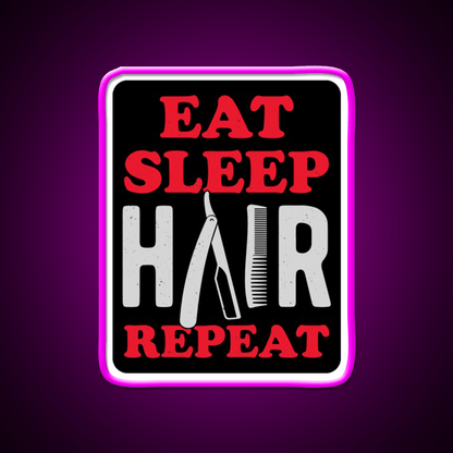Barber Funny Barber Shop Haircut Led Neon Sign Open Barber Led Sign - Shineneon