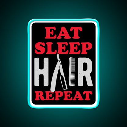 Barber Funny Barber Shop Haircut Led Neon Sign Open Barber Led Sign