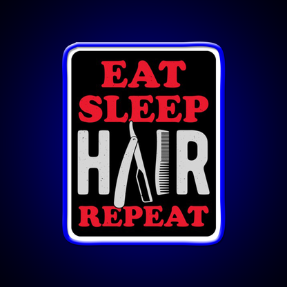 Barber Funny Barber Shop Haircut Led Neon Sign Open Barber Led Sign