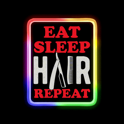 Barber Funny Barber Shop Haircut Led Neon Sign Open Barber Led Sign