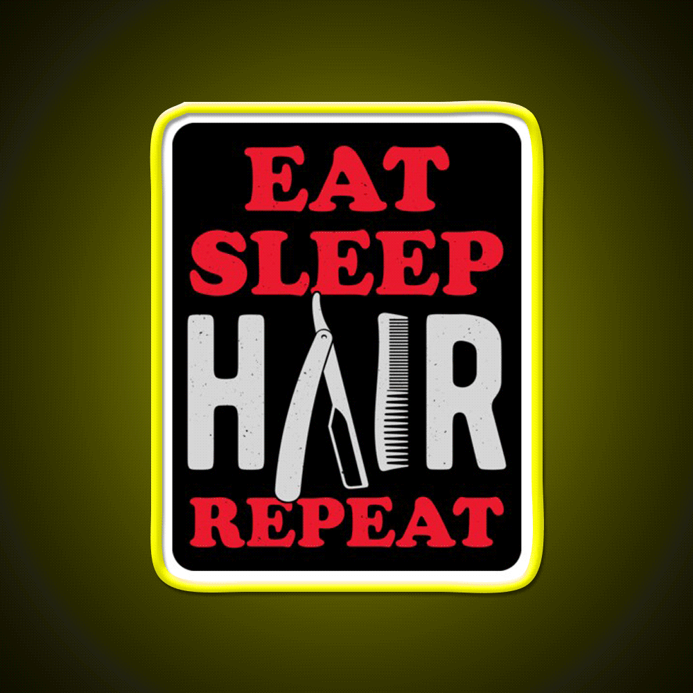 Barber Funny Barber Shop Haircut Led Neon Sign Open Barber Led Sign