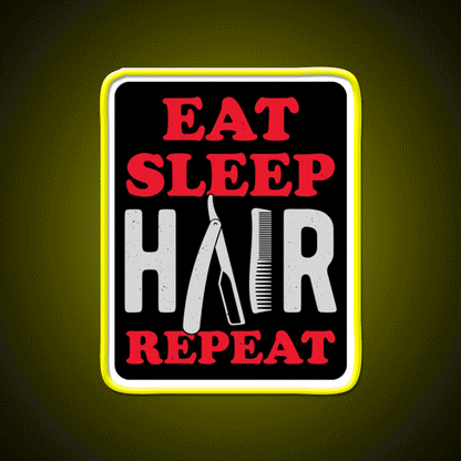 Barber Funny Barber Shop Haircut Led Neon Sign Open Barber Led Sign