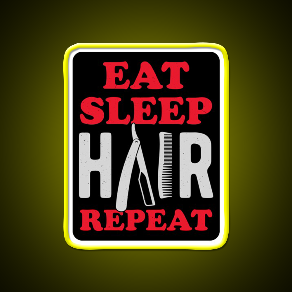 Barber Funny Barber Shop Haircut Led Neon Sign Open Barber Led Sign