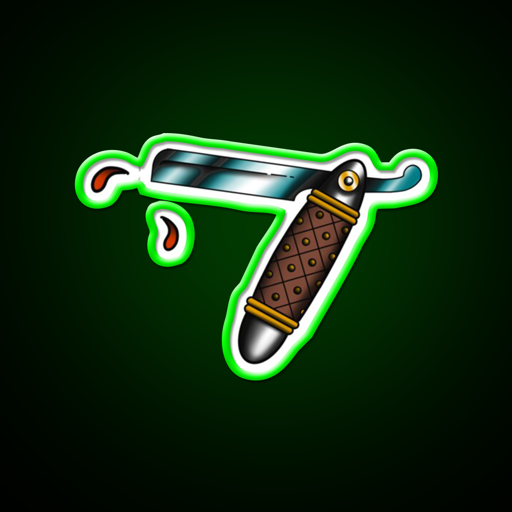 Barber Knife Barber Shop Haircut Led Neon Sign - LED neon sign view 8