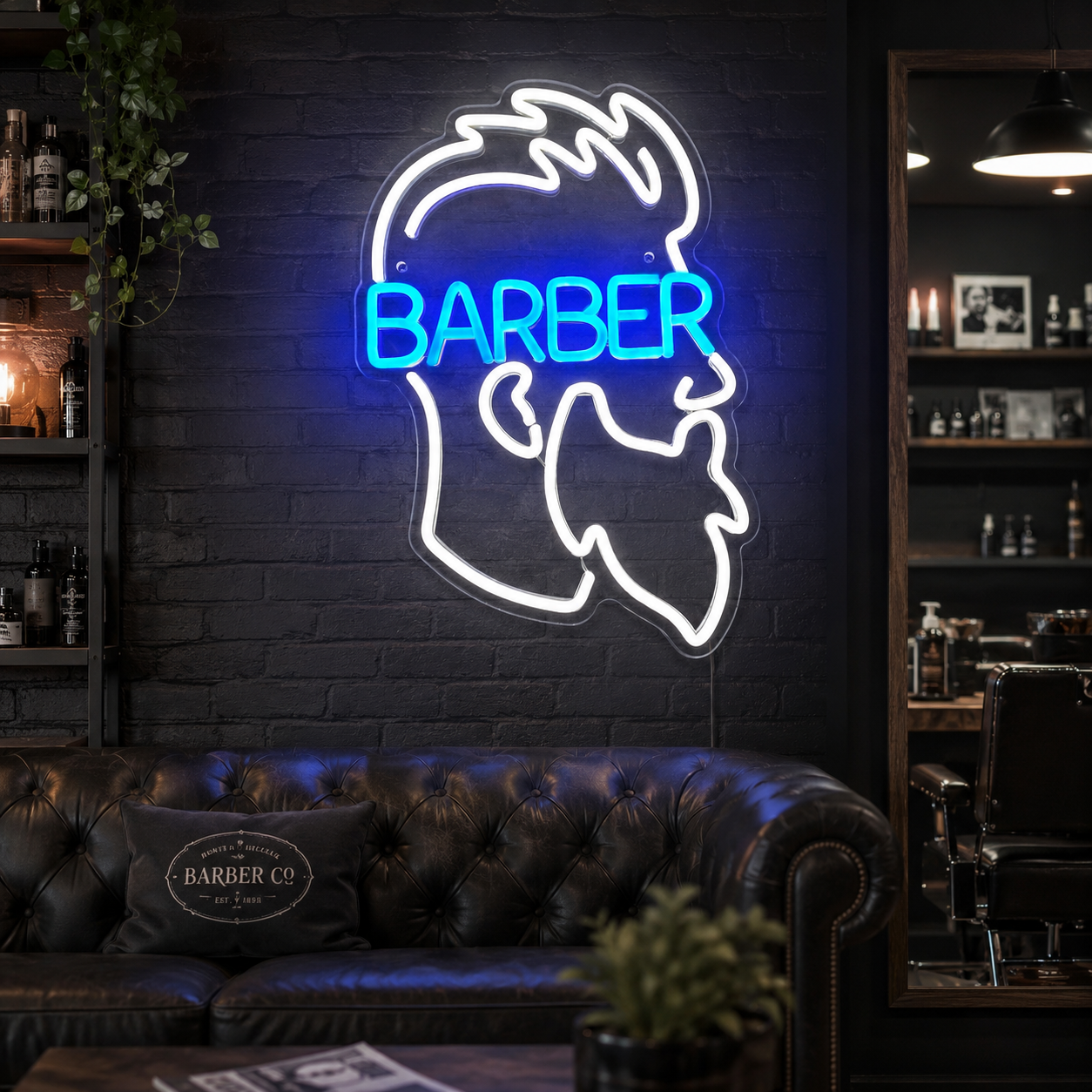 Barber LED Neon Sign Home Decor - 02 High-Converting Product Image