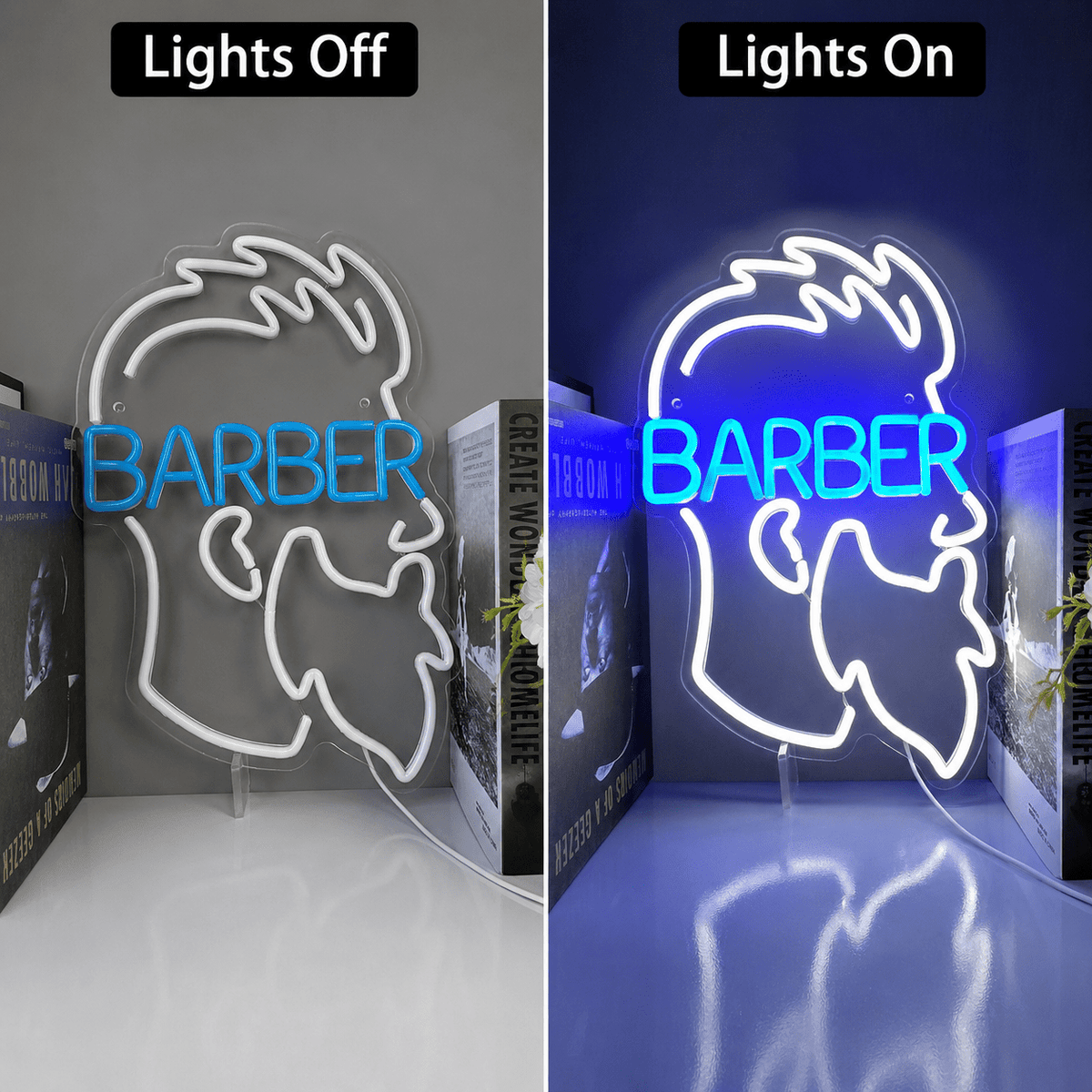 Barber LED Neon Sign Home Decor - Shineneon