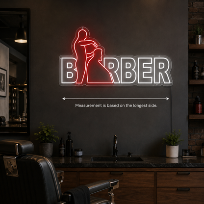 Barber LED Neon Sign Wall Decor - 04 Size Image
