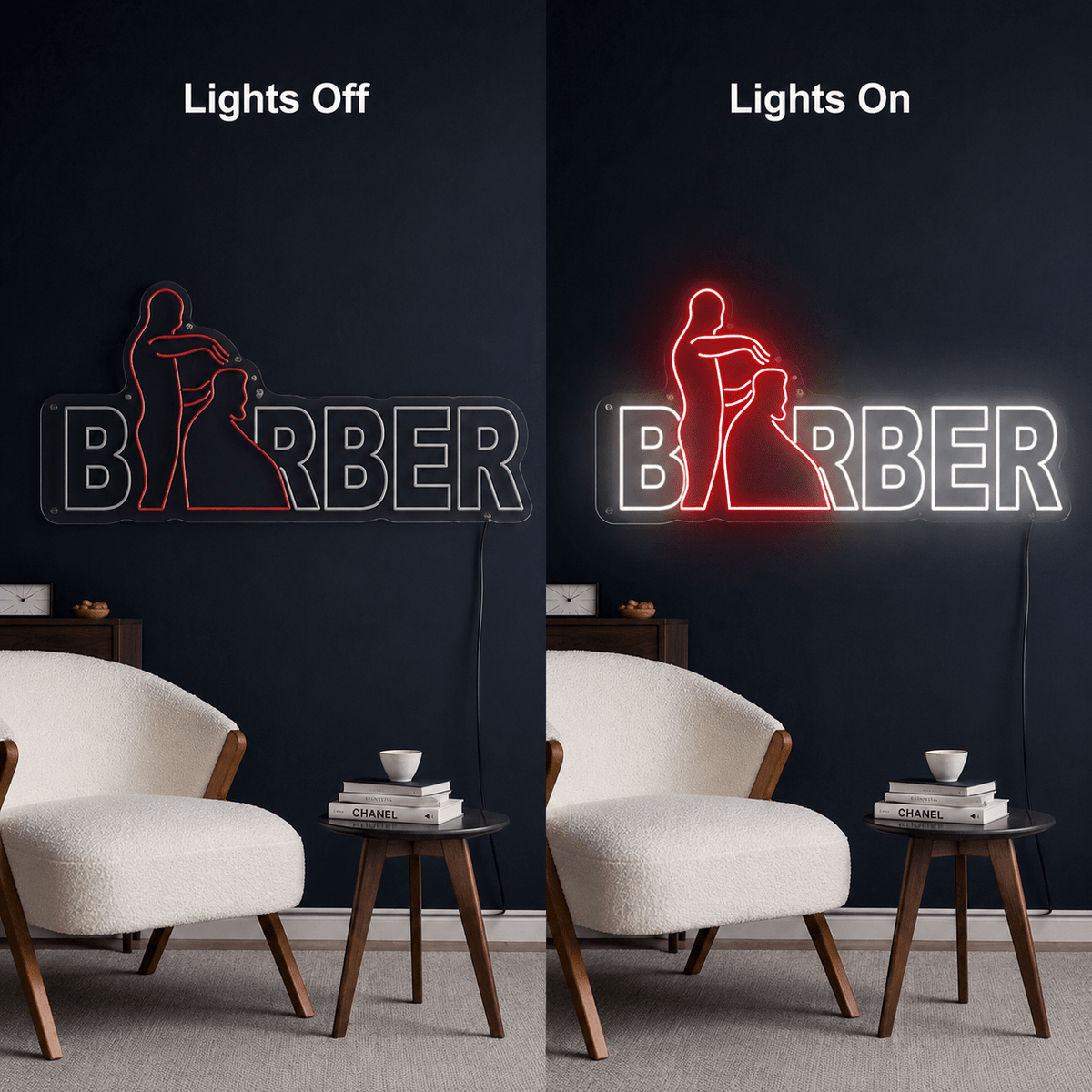 Barber LED Neon Sign Wall Decor - Shineneon