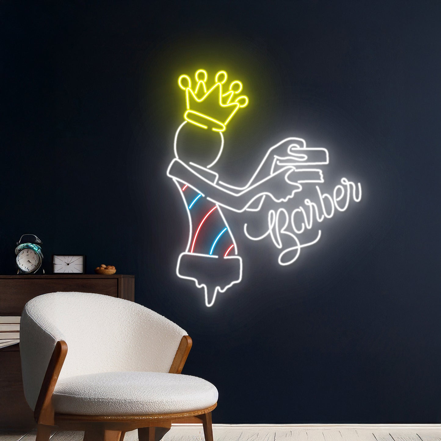 Barber Led Sign Hair Salon Neon Light