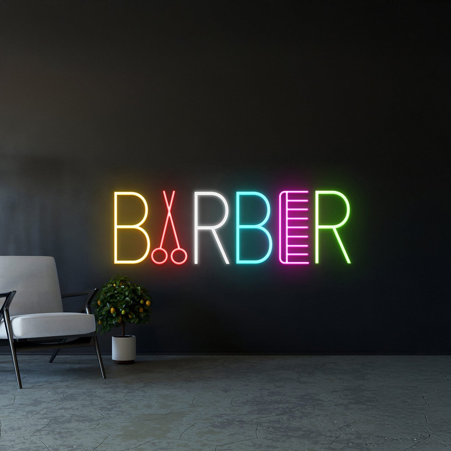 Barber Neon Sign