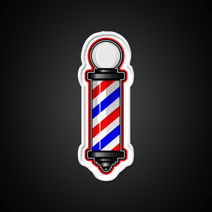 Barber Pole Hair Cut Barber Shop Haircut Led Neon Sign - Shineneon