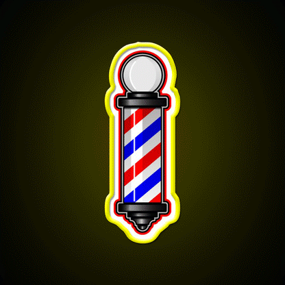 Barber Pole Hair Cut Barber Shop Haircut Led Neon Sign