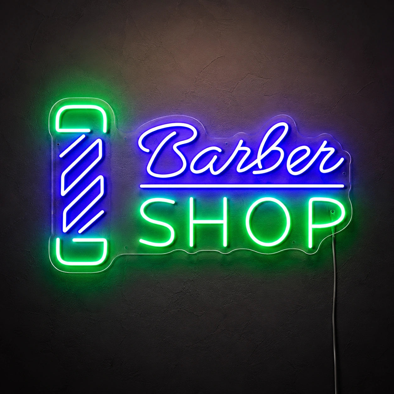 Barber Pole Wall Neon Sign LED Neon Sign high-converting product image