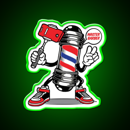 Barber Shop Haircut Led Neon Sign Open Barber Led Signage