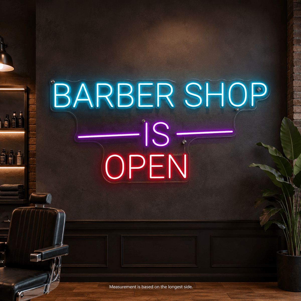 Barber Shop Is Open LED Neon Sign - Shineneon