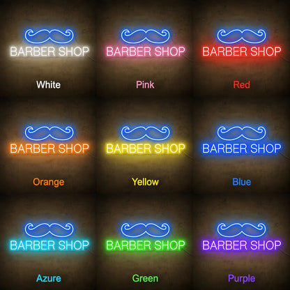 Barber Shop LED Neon Sign Home Decor - 05 Color Grid