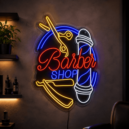 Barber Shop LED Neon Sign Home Decor Wall Neon Sign - Shineneon