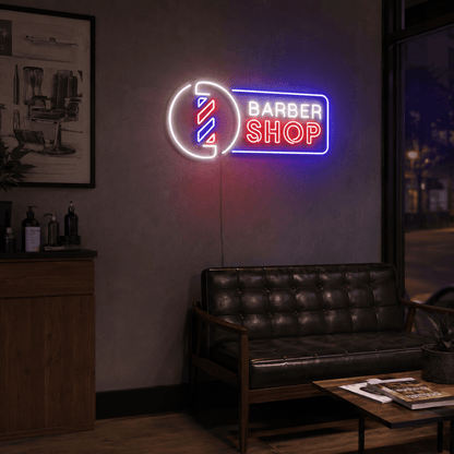 Barber Shop LED Neon Sign Home Wall Art Wall Neon Sign - Shineneon
