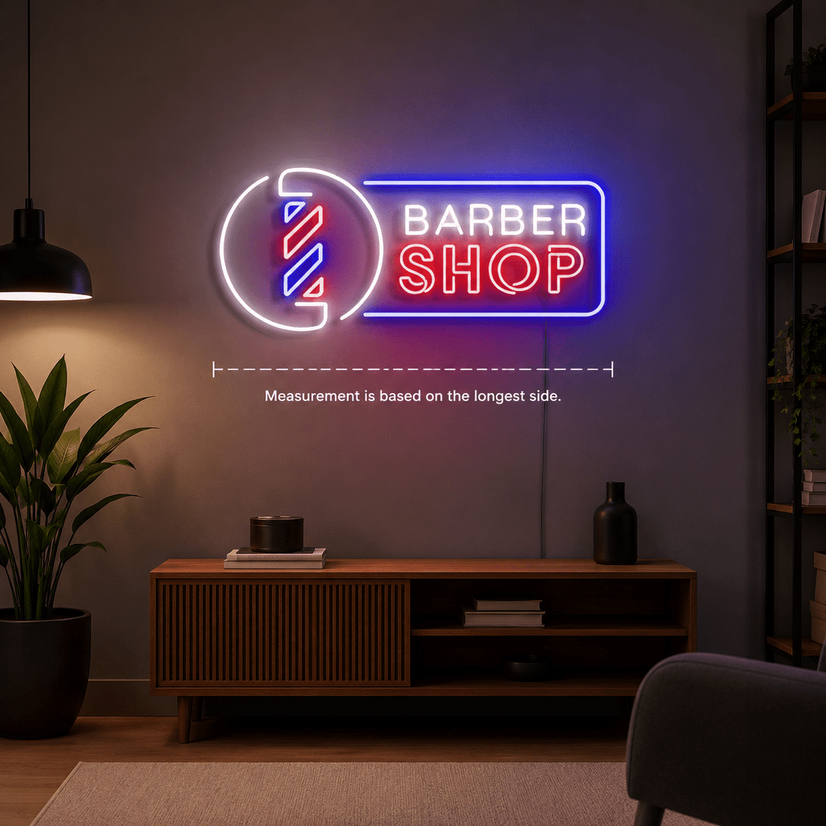 Barber Shop LED Neon Sign Home Wall Art Wall Neon Sign - Shineneon
