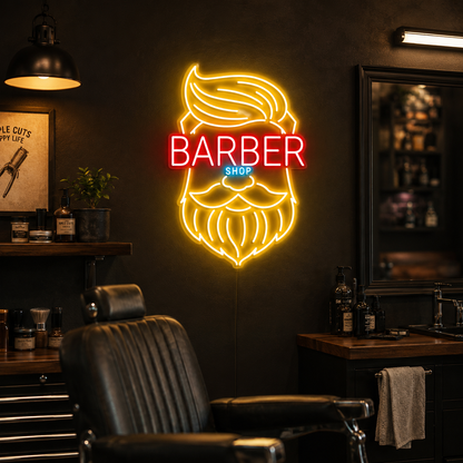Barber Shop LED Neon Sign Living Room Decor - 02 High-Converting Product Image