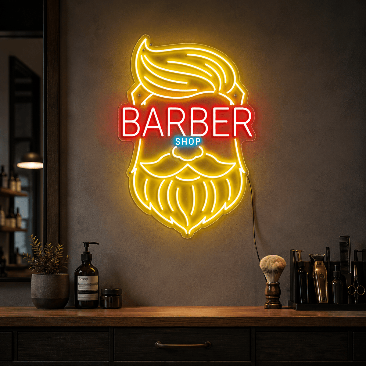 Barber Shop LED Neon Sign Living Room Decor - Shineneon