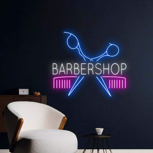 Barber Shop Led Sign Barber Led Light