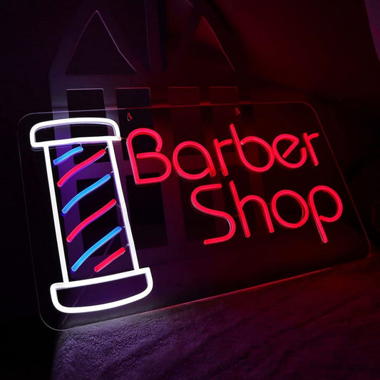 Barber Shop Led Sign Business Neon Signs