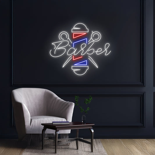 Barber Shop Led Sign Wall Decor