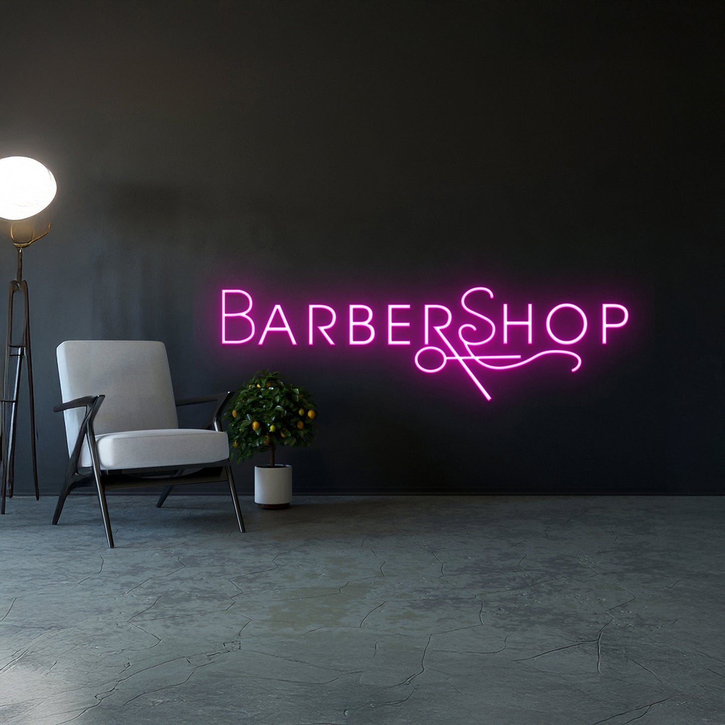 Barber Shop Neon Sign